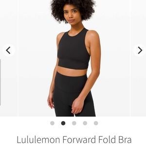 Lululemon Forward Fold Bra Black size 4